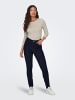 JACQUELINE de YONG Langarm Shirt Dünner Basic Pullover JDYSUMA in Grau-2
