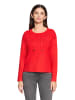 Betty Barclay Feinstrickpullover mit Seitenschlitzen in High Risk Red
