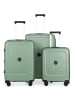 Hauptstadtkoffer Kotti - 3er Koffer-Set Trolley Gepäckset, TSA, 4 Rollen (S, M & L) in Mint