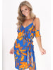 IZIA Women Top in blue yellow