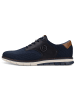 Bugatti Schnürhalbschuh in blau