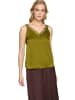 Zero  Basic-Top mit V-Ausschnitt in Fir Green