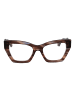 Ana Hickmann Damen Optische Fassungen Katzenauge Braun