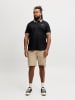 JACK & JONES PLUS Poloshirt in Black