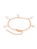 Steel_Art Armband mit Perle Jane silberfarben poliert in rosegoldfarben