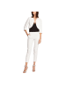 Morgan de Toi Weiß Polyester Ärmellose Jacke