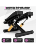 COSTWAY Mini-Stepper mit Widerstandbändern in Schwarz