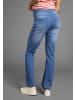 neun 9 monate Umstandsjeans in blue stone washed