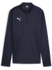 Puma T-Shirt "TeamGoal Training 1/4 Zip Top Wmn" in Blau