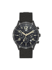 Rhodenwald & Söhne Herren Chronograph schwarz Nylon schwarz in schwarz