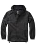 Brandit Jacke "Summer Windbreaker Frontzip" in Schwarz