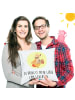 Mr. & Mrs. Panda Zierkissen Glühwürmchen mit Spruch in Weiß