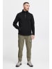 BLEND Fleecejacke BHFlint 20716649 ME warmer Fleecetroyer mit Logo-Stickerei in nachtschwarz