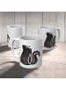 Mr. & Mrs. Panda Kaffeebecher Stinktier Sitzen ohne Spruch in Weiß