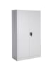 tectake Aktenschrank  180 x 90 x 40 cm, grau