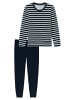 Schiesser Pyjama Casual Essentials in nachtblau