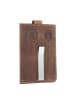 Greenburry Vintage Visitenkartenetui RFID Leder 7 cm braun