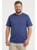 Men Plus Kurzarm T-Shirt in nachtblau