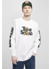 Mister Tee Long Sleef in white