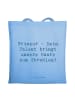Mr. & Mrs. Panda Shopping Bag Spruch Friseur Talent mit Spruch in Sky Blue