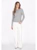 DreiMaster Maritim Sweater in light grey melange