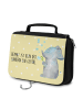 Mr. & Mrs. Panda Kosmetiktasche Elefant Seifenblasen mit Spruch in Gelb Pastell