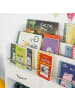SoBuy Bücherregal in Weiß - (B)85 x (H)86 x (T)26cm
