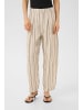 InWear Casual Hose DallyIW Mid waist in Black Stripe