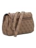 Guess Katya Schultertasche 24 cm in latte logo
