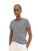 TOM TAILOR Denim T-Shirt MODERN STRIPE in Mehrfarbig