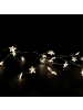 Butlers LED-Lichterkette STAR LIGHTS in Silber