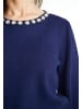 Usha Damen Pullover Mit Perlen in Marine