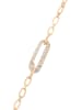 faina Women Chain Link Bracelet in Rose Gold