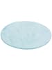 Pergamon Fellteppich Luxus Super Soft Plush Rund in Türkis