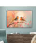 MuchoWow Leinwand Bilder Hellrosa