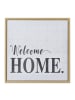 Creativ home 2er Set: HOME Dekobild in Holzrahmen