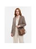 Replay Beuteltasche Leder 20 cm brown