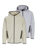 Jack & Jones Sweatjacke / Hoodie Fusion in Grau / beige
