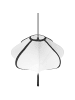 Beliani Pendelleuchten TUCURO in Weiß/Schwarz - (W) 39 x (H) 101 x (L) 39 cm