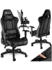 tectake Racing Gaming Stuhl Twink Belastbarkeit 120 kg, schwarz