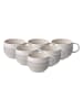 like. by Villeroy & Boch 6er Set Kaffeetassen Perlemor Sand 190 ml beige in beige