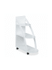 relaxdays Rollwagen in Weiß - (B)60 x (H)80 x (T)30 cm