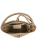 Toscanto Leder Handtasche Toscanto Tasche taupe, beige ca. 23cm