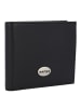 oxmox Leather Geldbörse RFID Schutz Leder 12 cm black