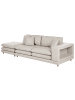 Beliani 2-tlg 2-Sitzer Sofa HEDEN in Beige/Braun
