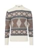 Bugatti Strickpullover in ecru grau - 0001
