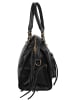 Forty degrees Shopper echt Leder in schwarz