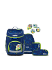 Ergobag Grundschulranzen-Set, CUBO "SpitzenreitBär" 5-tlg. in Blau