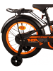 Volare Kinderfahrrad Thombike für Jungen 16 Zoll Kinderrad in Schwarz Orange 4 Jahre