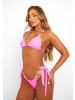Moda Minx Bikini Top Boujee Triangle in Barbie Pink